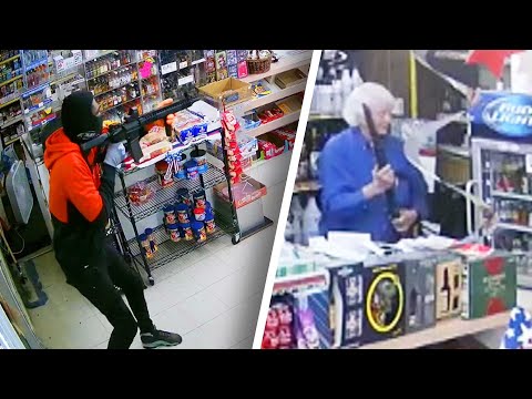 Youtube: Liquor Store Owner Shoots Armed Robber With Shotgun