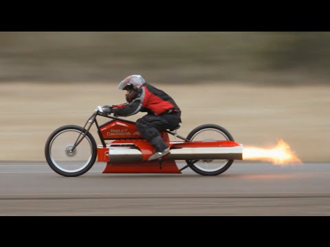 Youtube: Harley-Davidson USA twin Pulsejet engine Motorcycle ! California Texas.