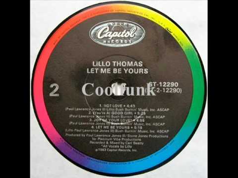 Youtube: Lillo Thomas - (You're A) Good Girl (Funk 1983)