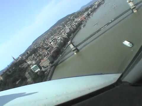 Youtube: Boeing 737, MALEV-SKY EUROPE historical flight over Budapest, Hungary