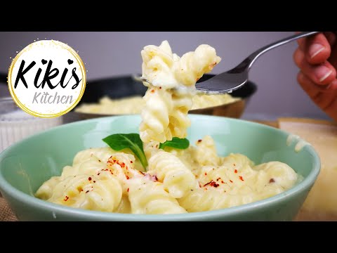Youtube: Nudeln mit Käse Sahnesauce | Einfache Käsesahne-Soße | Schnelle Nudelgerichte in 15 Minuten