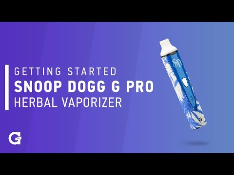 Youtube: Getting started with your Snoop Dogg G Pro Herbal Vaporizer