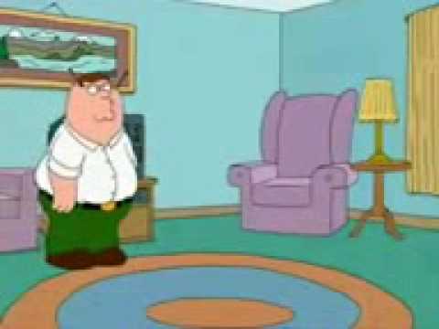 Youtube: Family Guy   Peter hat vergessen, wie man sich hinsetzt