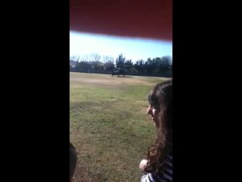 Youtube: Apache Delta Landing at School!!