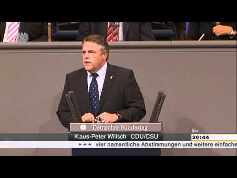 Youtube: Klaus-Peter Willsch (CDU/CSU) - Fiskalvertrag und Europäischer Stabilitätsmechanismus