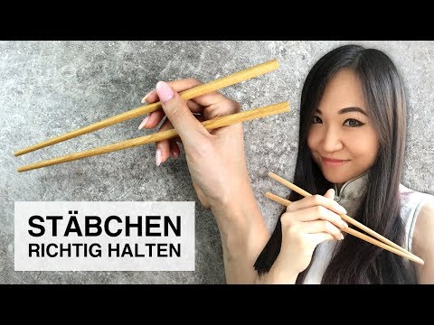 Youtube: Mit Stäbchen essen | Essstäbchen richtig halten