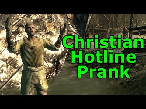 Youtube: Confessor Cromwell Calls a Christian Hotline - Fallout 3 Prank Call
