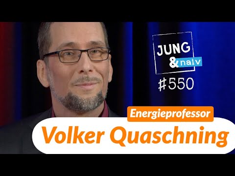 Youtube: Energieprofessor Volker Quaschning (Teil 2) - Jung & Naiv: Folge 550
