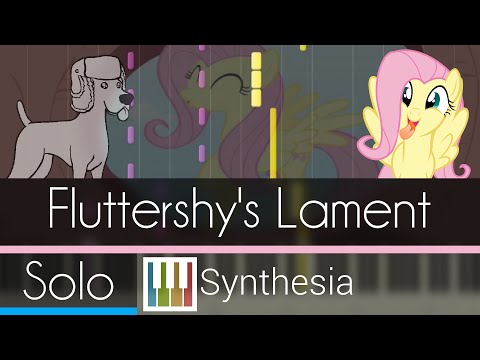 Youtube: Fluttershy's Lament - |SOLO PIANO TUTORIAL| -- Synthesia HD