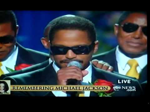 Youtube: Michael Jackson's brother's emotional farewell at his Memorial