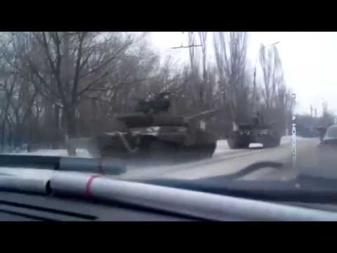 Youtube: Russian Army BPM-97 Vystrel and GAZ Vodnik in Krasnodon Ukraine