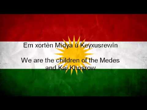 Youtube: Kurdistan National Anthem Kurdish & English Lyrics