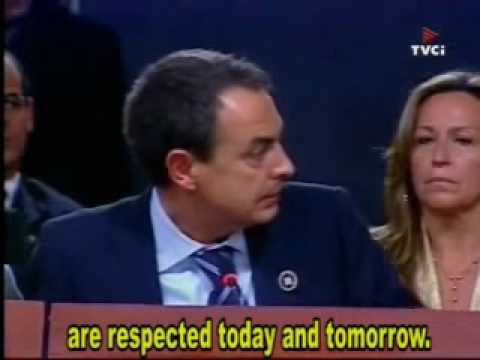 Youtube: King Juan Carlos to Chávez: "Shut up" (ENGLISH SUBTITLES)