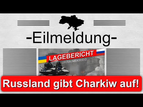 Youtube: Russland gibt Charkiw auf! Hohe Materialverluste, Versuch einer neuen Verteidigungslinie am Oskil.