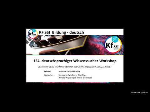 Youtube: 2019 02 28 PM Public Teachings in German - Öffentliche Schulungen in Deutsch