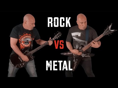 Youtube: Rock VS Metal (Guitar Riffs Battle)