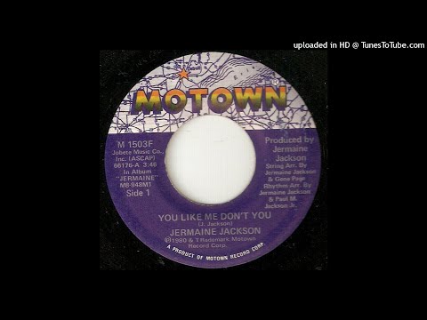 Youtube: Jermaine Jackson - You Like Me Don't You 1980 HQ Sound