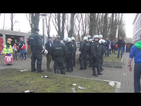 Youtube: Ausschreitungen bei Fußballspiel Köln-Frankfurt am 08.03.2015