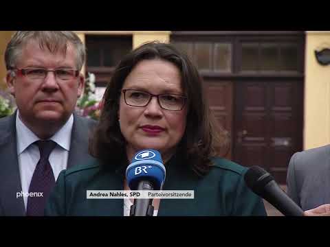 Youtube: Andrea Nahles (SPD) zur Versetzung von Hans-Georg Maaßen am 21.09.18