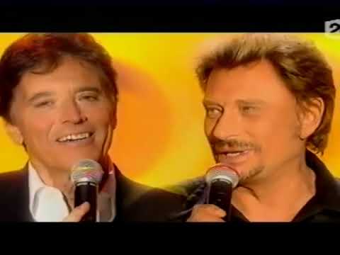 Youtube: Johnny Hallyday et Sacha Distel  clip dan sadydan la belle vie