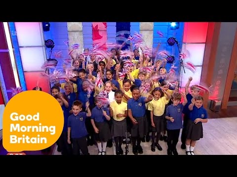 Youtube: Children Across The UK Sing The National Anthem Live | Good Morning Britain