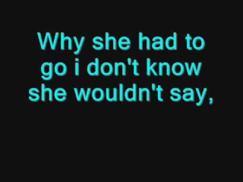 Youtube: The Beatles-Yesterday Lyrics