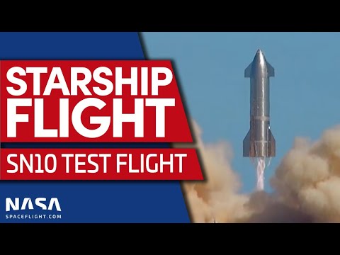 Youtube: Full Replay: Starship SN10 Flight Test, Landing, and Post-Flight BOOM!