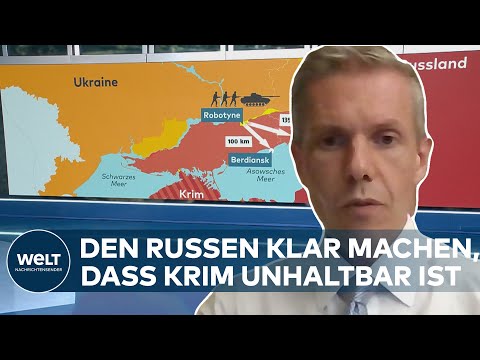 Youtube: UKRAINE-KRIEG: Kriegsziel Rückeroberung - Wie listig Selenskyj die Krim befreien will | WELT Thema