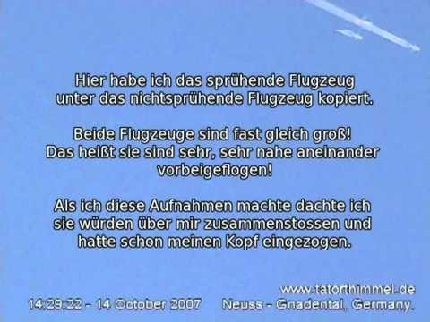 Youtube: Beinahe-Zusammenstoss zweier Flugzeuge über der Stadt Neuss