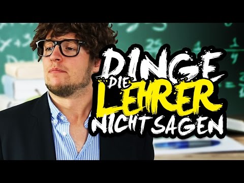 Youtube: DINGE, DIE LEHRER NICHT SAGEN