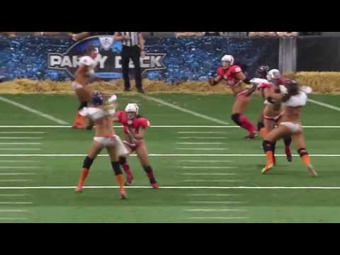 Youtube: Women's nfl compilation  LFL motivation  LFL best moments  LFL fights