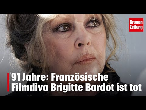 Youtube: Filmdiva Brigitte Bardot ist tot | krone.tv NEWS