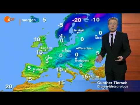 Youtube: ZDF heute-journal 14.01.2009 Wetter - Chemtrails
