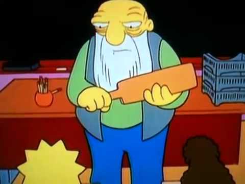 Youtube: The Bart Homer Simpson  The Simpsons   Paddlin