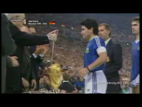 Youtube: Fussball WM 1990 - Deutschland vs Argentinien (Finale)