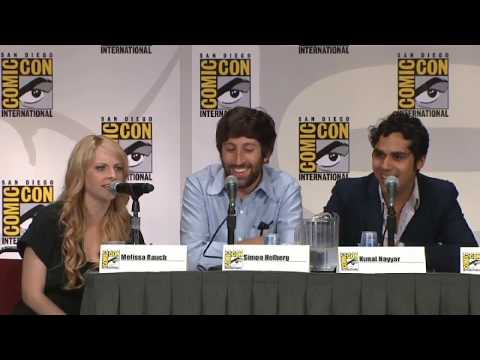 Youtube: Howard and  Melissa  Rauch doing voice of Howard's Mom |Jim mocking  comic con 201l