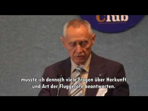 Youtube: Ex-Stabschef der Luftwaffe über die belgische UFO-Welle
