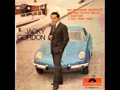 Youtube: Jacky Gordon - Un monsieur respecté (1966)
