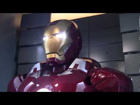 Youtube: Robert Downey Jr. Iron Man 3 Suits at San Diego Comic Con 2012