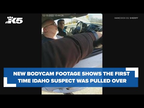 Youtube: New bodycam video shows the first time Bryan Kohberger was stopped by police
