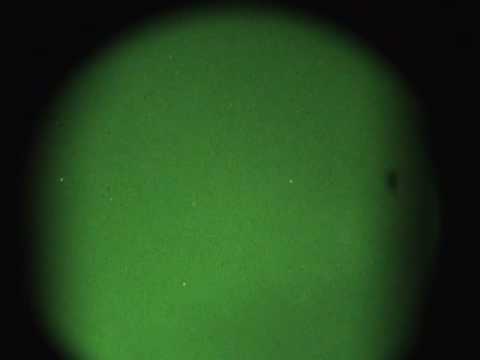 Youtube: meteor through night vision goggles