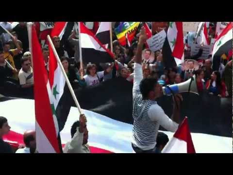 Youtube: Pro Assad (Syrien) Demo Frankfurt am Main 01.09.2012