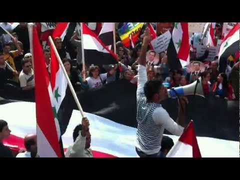 Youtube: Pro Assad (Syrien) Demo Frankfurt am Main 01.09.2012