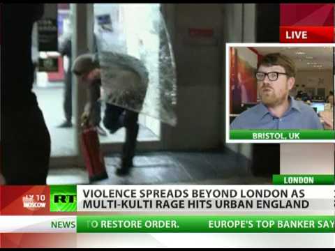 Youtube: 'Banker puppet govt + police brutality + betrayed youth = London riots'