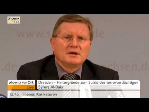 Youtube: Suizid von Jaber Al-Bakr: Pressekonferenz in Dresden: Spuren von Fremdeinwirken entfernt?