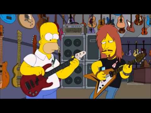 Youtube: Homer Simpson play bass