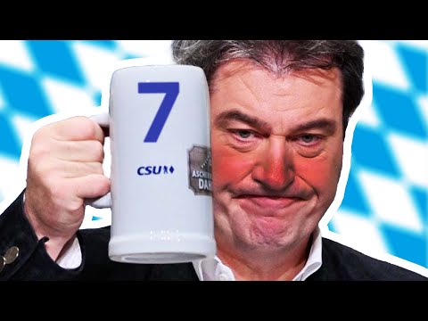 Youtube: Markus Söder nach dem 7. Bier