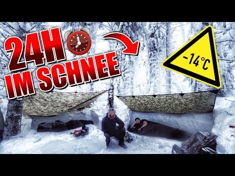 Youtube: 24H BIWAK im Schnee mit neuer Ausrüstung - Biwaksack & Defense 6 - Overnighter Übernachtung