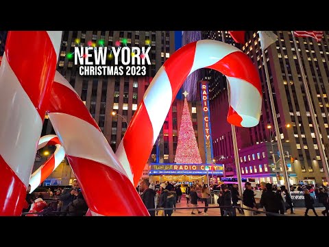 Youtube: NYC Christmas 2023 ✨ 6th Avenue, Rockefeller Christmas Tree, Saks Light Show, Radio City Music Hall