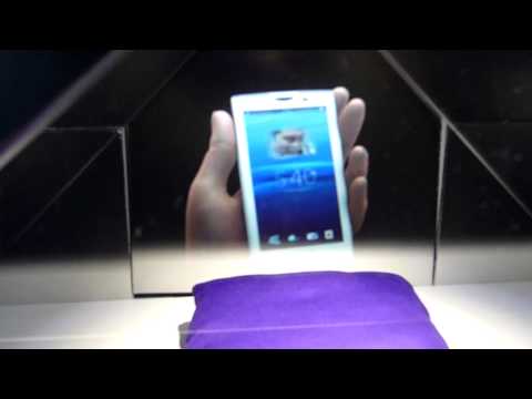 Youtube: CeBiT 2010 3d hologram xperia x10